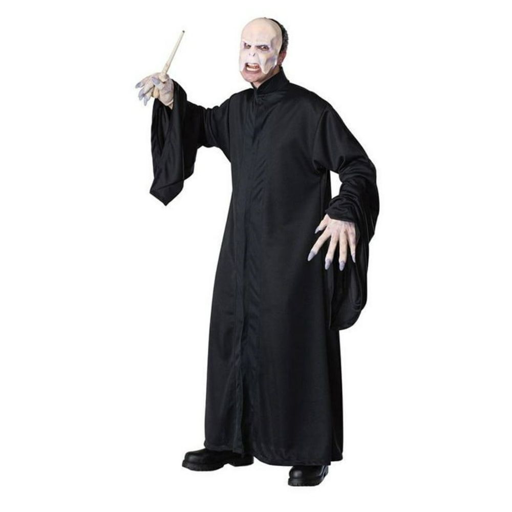 📷💚Harry Potter Voldemort Robe & Full Mask Costume Set Adult One Size